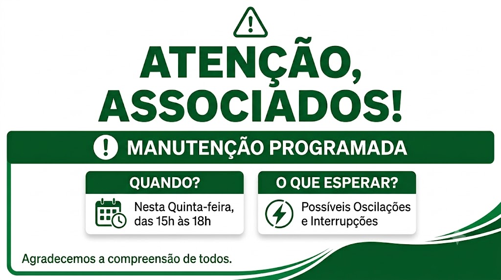 Coopersul Alerta para Oscilações na Rede Elétrica Devido a Falha em Equipamento da Equatorial.